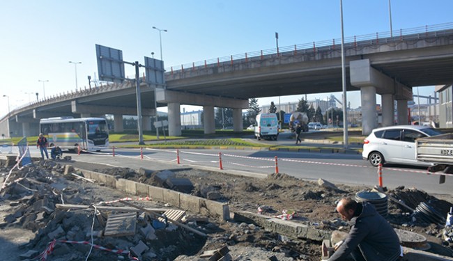 Ereğli’de, trafiği rahatlatacak çalışmalar başladı