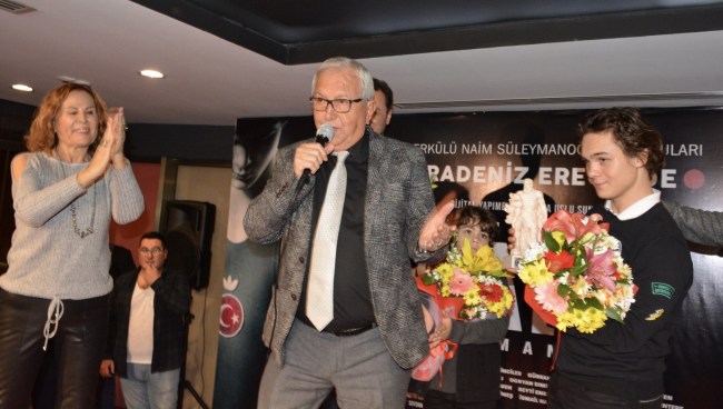 ‘Cep herkülü’ oyuncuları, herkül’ün şehrinde..