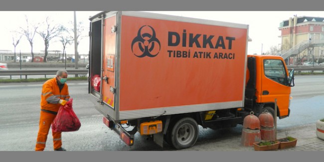 Zonguldak’ta sağlık kuruluşlarında 971 ton tıbbi atık toplandı.