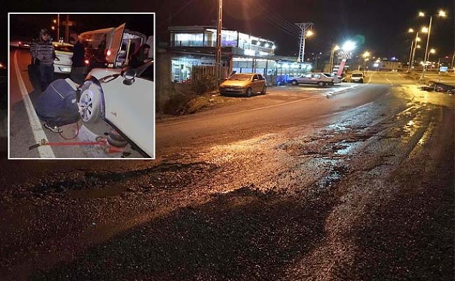 Bu yolda lastiği patlayan patlayana!...