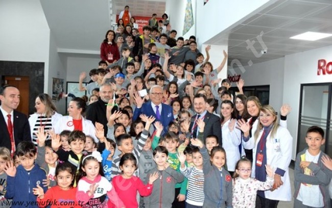 Öğrencilerden Posbıyık’a sevgi seli