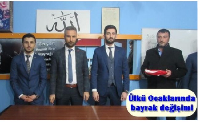 Kdz.Ereğli Ülkü Ocaklarında bayrak değişimi