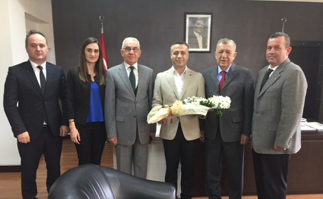 DTO Başkanı Erdem'den Emniyet Müdürü Çelik'e ziyaret..