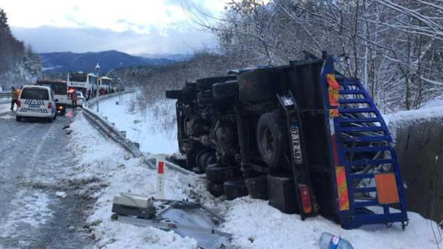 Zonguldak yolunda kaza