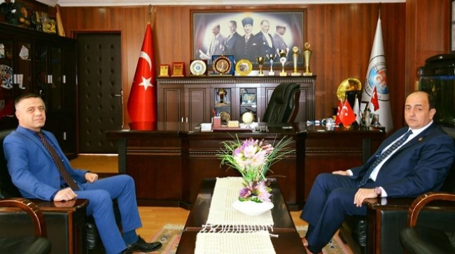 Emniyet Müdürü Çelik'den Başkan Demirtaş'a ziyaret..