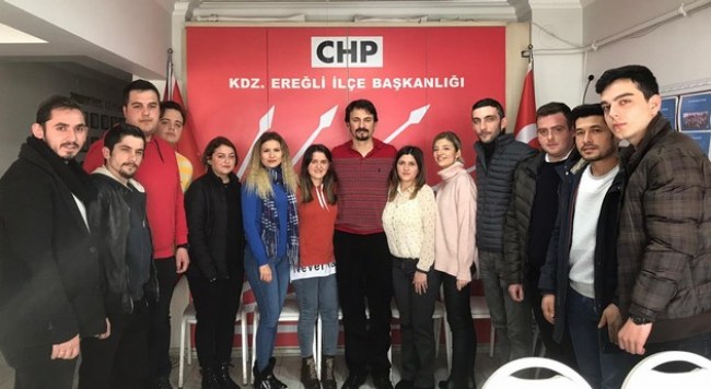 CHP Gençlik Kolları yönetimi belirlendi..