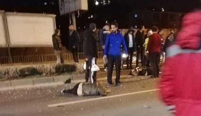 Son Dakika.. Balcılar Petrol önündeki feci kaza kamerada!..