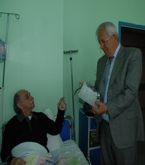 Usta'ya geçmiş olsun ziyareti