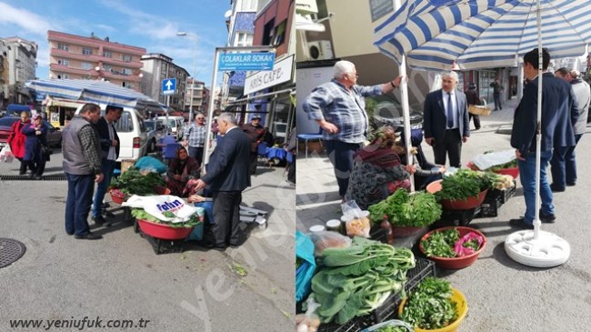 Semt pazarına düzen getirildi