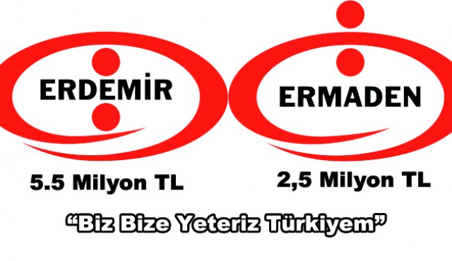 Erdemir ve Erdemir Maden’den “Biz Bize Yeteriz Türkiyem” kampanyasına 8 milyon TL’lik destek