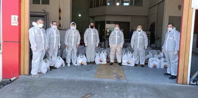 TSO'dan ihtiyaç sahiplerine gıda yardımı..