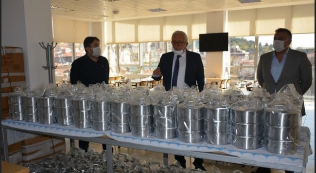 Kdz.Ereğli Belediyesine sefer tası desteği..