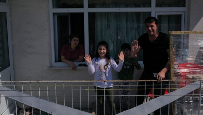 Mahalleli müzik aracını çok sevdi..