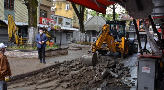 Alaplı'da hem mücadele hem hizmet..
