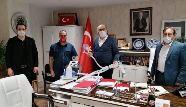 Ereğli Bilsem solunum cihazı prototipini Ankara'ya sundu..
