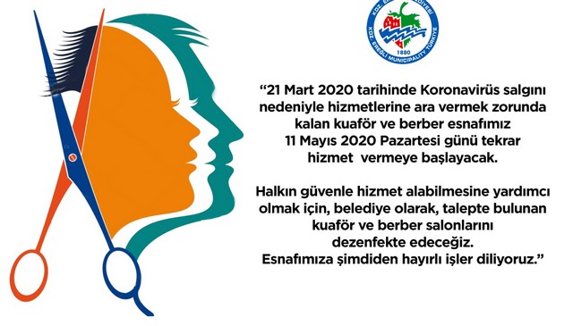 Belediye’den kuaför ve berberler için açıklama...