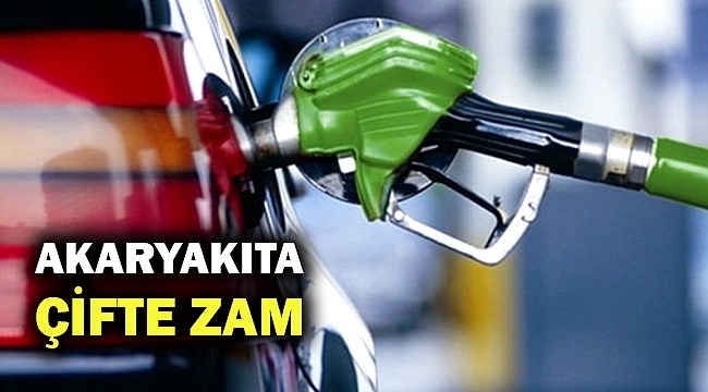 Benzin ve motorine çifte zam!..