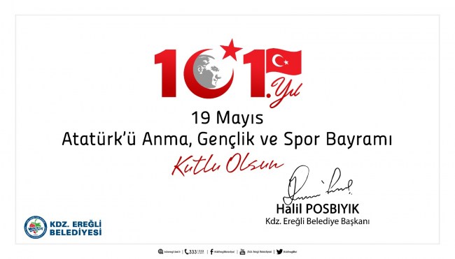 Başkan Posbıyık’tan 19 Mayıs kutlaması..