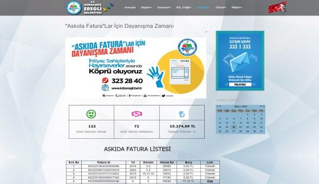 Posbıyık’tan askıda faturaya destek çağrısı
