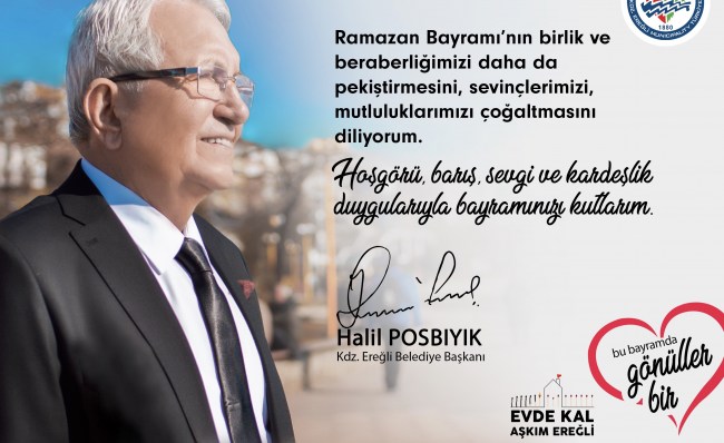 Başkan Posbıyık, Ramazan bayramını kutladı..