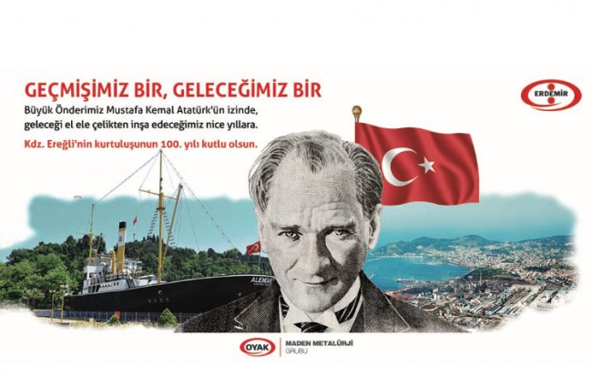 GEÇMİŞİMİZ BİR, GELECEĞİMİZ BİR EREĞLİ’NİN KURTULUŞUNUN 100. YILI KUTLU OLSUN