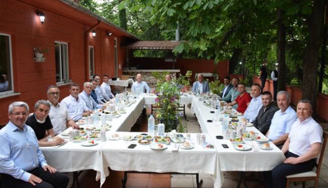 Komutan Bülbül’e veda yemeği