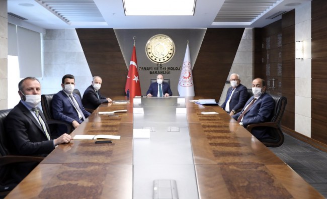 Bakan Varank’ı ziyaret ettiler..