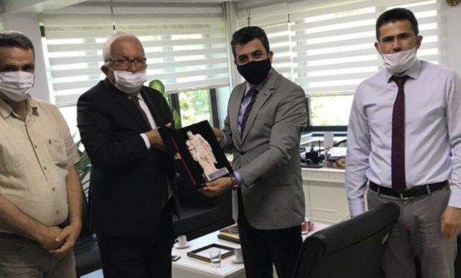 Ereğli Belediyesinden Zonguldak vergi dairesine ziyaret..