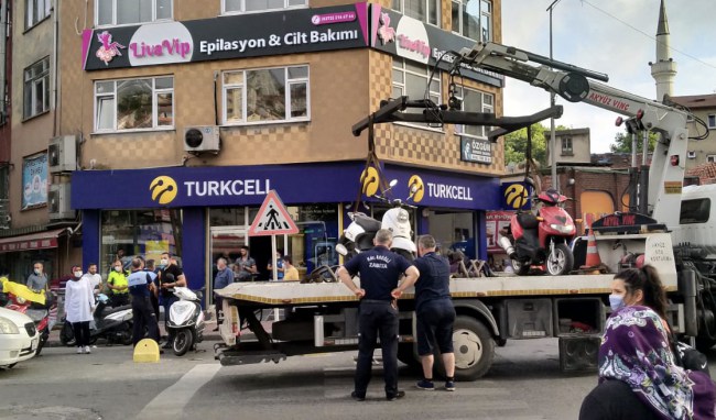 Yaya geçidi işgaline emniyet engeli!..