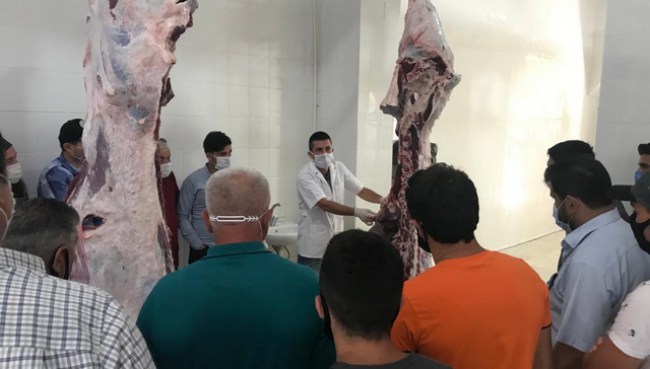 Belediye, kasaplara eğitim verdi..