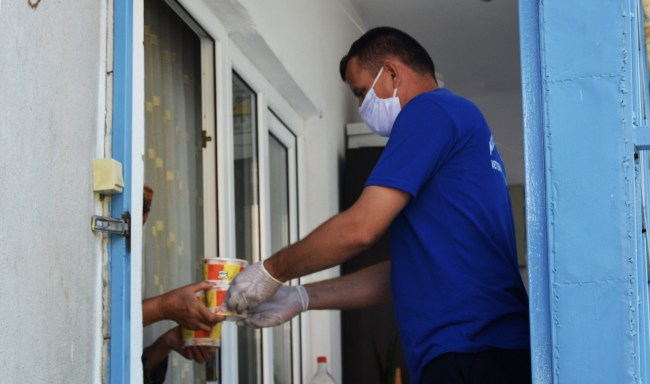 Ereğli Belediyesinden 1.300 aileye kavurma ikramı..