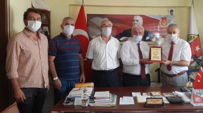 THK'dan EGD'ye teşekkür plaketi..