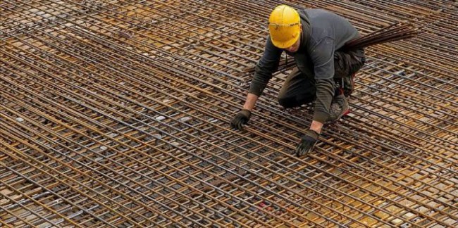Güven endeksi inşaat sektöründe düştü..