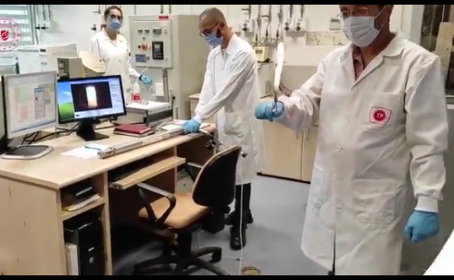 İşte o anlar... Doğalgaz test amaçlı yakıldı..