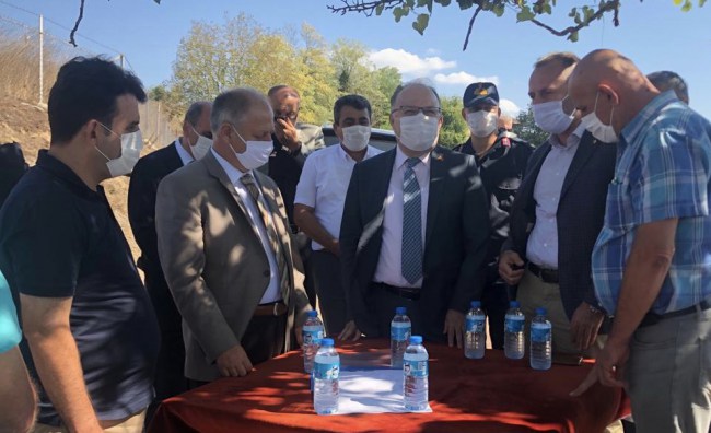 Orta ölçekli sanayi sitesi proje alanında inceleme..