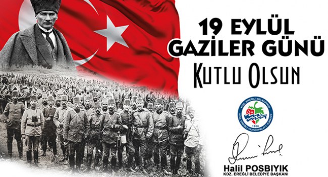 Başkan Posbıyık gaziler gününü kutladı..