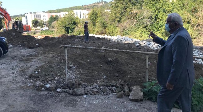 Cehennemağzı Mağaralarına otopark çalışması sürüyor..