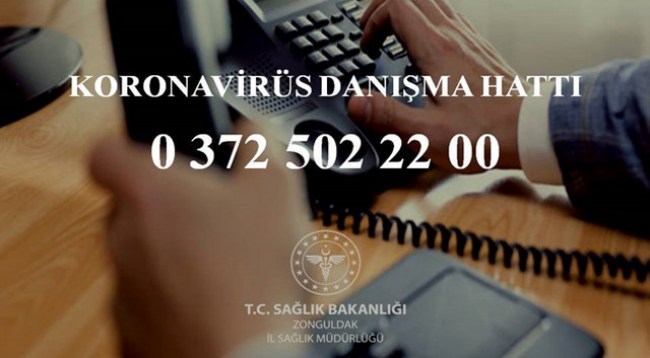 Koronavirüs Danışma Hattı Kuruldu