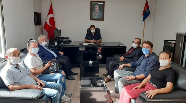 EGD'den Komutan Dündar'a ziyaret