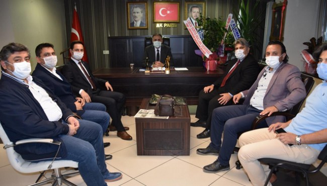 Başkan Bozkurt'a ziyaretler sürüyor