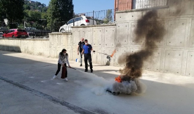 AFAD'tan yangın ve bina tahliyesi eğitimi