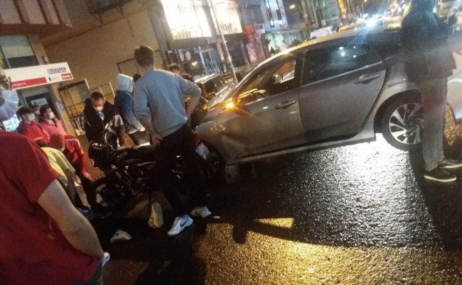 16 yaşındaki motorsiklet sürücüsü yaralandı