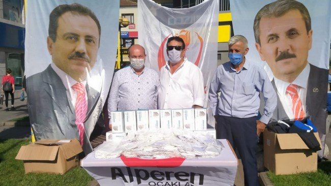 Alperenlerden Ereğli halkına 7000 adet maske
