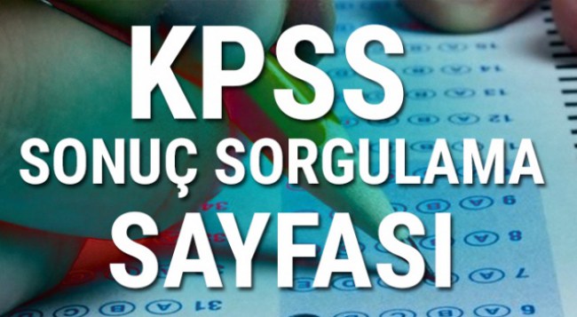 2020 KPSS sonuçları açıklandı