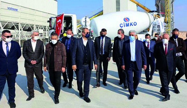 Çimko’nun 25’inci hazır beton tesisi üretime başladı