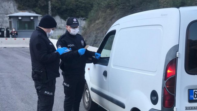 Zonguldak giriş ve çıkışlarında HES denetimleri başladı