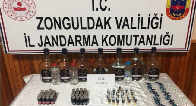 İzinsiz etil alkol satışına baskın