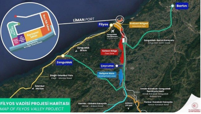 Filyos, Bakan Varank’ın imzasıyla Tosyalı Holding’in