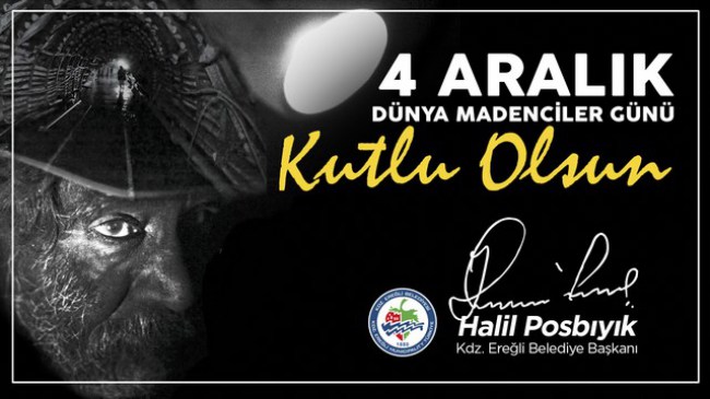 Başkan Posbıyık, Madenciler Günü’nü kutladı