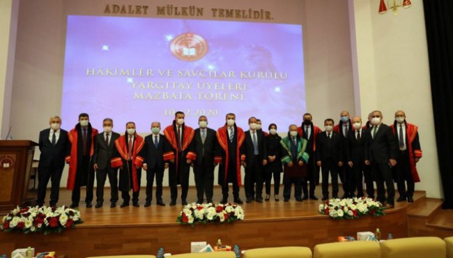 Yargıtay üyesi Yüksel Kocaman mazbatasını aldı